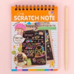 Rainbow scratch art paper book for kids' creative crafts