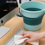 Water Bucket Folding High Capacity Foldable Hanging with Handle Bathroom Products - Closeup Embroidery by Nari Haat, ...