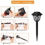 Solar Garden Lights LED Outdoor Stake Spotlight Fixture Garden Light (Pack of 2pc ) - Image 8