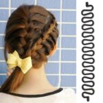 Fishbone Bun Maker Hair Tool for Women for Easy Hairstyling at Home & Parlours - Full Detail by Nari Haat, Indian eth...