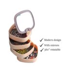 4 Layers Jewellery Box, 360 Degree Rotating Jewelry Box, - Image 11