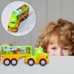 Small Green and yellow Toy Truck. - Full Detail by Nari Haat, Indian ethnic wear, women clothing, designer suit