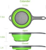 Foldable Silicone Colander for Fruit & Veggies - Image 7