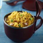 Noodles and Soup Bowl with Spoon Holder Stainless Steel Bowl Spoon Set - Back View by Nari Haat, Indian ethnic wear, ...