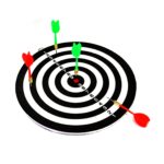 Big Size Foldable Dart Board with 4 Darts Indoor Sports Kids Game Board Set Portable - Back View by Nari Haat, Indian...