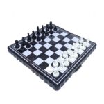 Magnetic Chess Board 5×5 inch with Folding Set for Kids & Adults - Sleeve Design by Nari Haat, Indian ethnic wear, w...