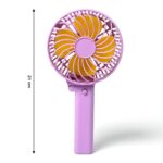 Portable Mini handy Fan & Personal Table Fan (Battery Not Include) - Neckline Detail by Nari Haat, Indian ethnic wear...