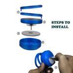 Solar Car Aroma Diffuser 360° Rotating Design, Air Freshener for Car, Home, Office - Fabric Detail by Nari Haat, Ind...