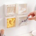 4037Adhesive Wall Mounted Flip Storage Box Holder Small Object Storage Case ( 1 pcs ) - Image 6