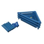 Triangle 3-Tier Plastic Storage Rack for Kitchen, Bathroom & Office - Back View by Nari Haat, Indian ethnic wear, wom...