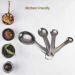 Stainless Steel Measuring Spoons Set - 4pcs, Anti-Rust for Kitchen & Baking - Image 3