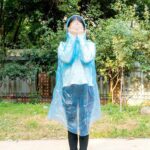Disposable Rain Coat – Protection from Rain and Storms to Keep You Clean & Dry - Back View by Nari Haat, Indian eth...