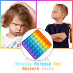 Square it Toy Special Needs Silicone Stress Relief Toy For Kids & Adult All Use Toy - Fabric Detail by Nari Haat, Ind...