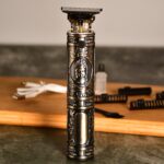 Electric Shaving Machine Dry Shaving for Men Adjustable Blade Hair Accessories - Neckline Detail by Nari Haat, Indian...