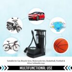 Portable Mini Bike Pump with Gauge - Full Detail by Nari Haat, Indian ethnic wear, women clothing, designer suit