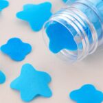 Portable Hand Washing Bath Flower Shape Paper Soap Strips In Test Tube Bottle - Fabric Detail by Nari Haat, Indian et...