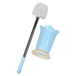 Toilet Plastic Brush with Holder Stand Western and Indian Toilet Bathroom Cleaning - Full Detail by Nari Haat, Indian...