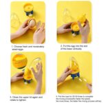 Manual Golden Egg Puller Scrambler White Yolk Mixer Kitchen Tool - Image 8