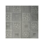 Stone Design 3D Wallpaper Sticker Panels for Ceiling Living Room Bedroom - Neckline Detail by Nari Haat, Indian ethni...