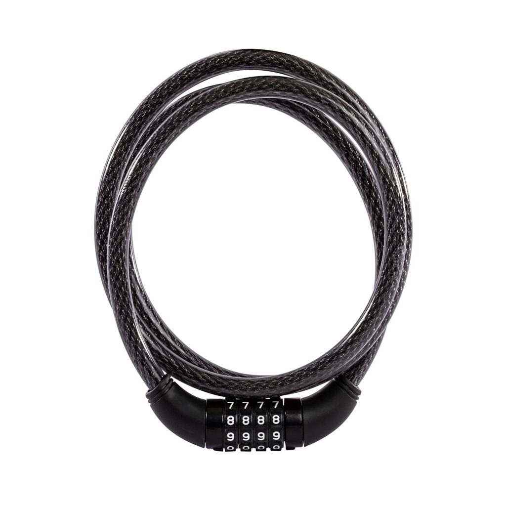 Heavy Duty Combination Lock for Helmet and Multi-Use