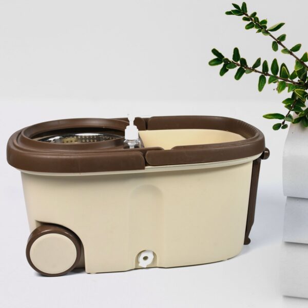 Spin Mop with Bucket Set – 360° Rotating Mop for Home & Office - Front View by Nari Haat, Indian ethnic wear, wome...