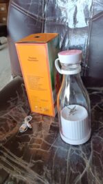 Blender Portable Juicer with 4 Blades 400 Ml Multicolor - Full Detail by Nari Haat, Indian ethnic wear, women clothin...