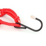 Heavy-Duty Elastic Bungee Cargo Net Mesh Holder - 4 Adjustable Hooks for Motorcycle - Full Detail by Nari Haat, India...