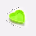 Heart-Shaped Silicone Cake Mold – Baking Tools & Bakeware (Pack of 6) - Full Detail by Nari Haat, Indian ethnic wea...
