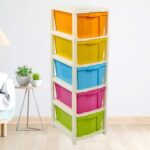 Multipurpose Modular Drawer Organizer Storage Box - 5 Layers - Back View by Nari Haat, Indian ethnic wear, women clot...