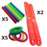 13 Pc Ring Toss Game widely used by children’s and kids for playing - Full Detail by Nari Haat, Indian ethnic wear,...