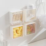 4037Adhesive Wall Mounted Flip Storage Box Holder Small Object Storage Case ( 1 pcs ) - Image 8