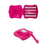 Plastic Handheld Carpet Roller Brush Cleaning with Dust Crumb Collector, Wet - Back View by Nari Haat, Indian ethnic ...