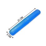 Plastic Toothbrush Covers - 6pc Anti-Bacterial Travel Protectors for Oral Care - Fabric Detail by Nari Haat, Indian e...