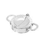 Stainless Steel Dumpling Maker, Ghughra maker, Dough Cutter Pie Mold Tool. - Back View by Nari Haat, Indian ethnic we...