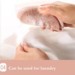 2 in 1 Silicone Cleaning Brush used in all kinds of bathroom purposes for cleaning - Full Detail by Nari Haat, Indian...