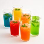 Round Clear Plastic Unbreakable Transparent Glass Set ( 300ml 6pc ) - Sleeve Design by Nari Haat, Indian ethnic wear,...