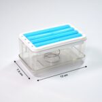 2-in-1 Portable Soap Dish & Dispenser – Multifunctional Soap Holder  (1 Pc) - Fabric Detail by Nari Haat, Indian et...