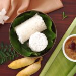 Puttu Maker Set with Steamer Plate & Pressure Cooker Top, Stainless Steel - Full Detail by Nari Haat, Indian ethnic w...