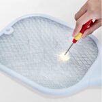 Rechargeable Mosquito Killer Racket with UV Light & USB Charging Base - Full Detail by Nari Haat, Indian ethnic wear,...