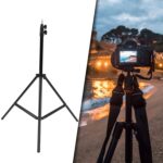 Professional Tripod with Multipurpose Head for DSLR Cameras & Low-Level Shooting - Front View by Nari Haat, Indian et...