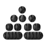 Cable Holder & Supporter – Secure & Organize All Types of Cables (10 Pc) - Sleeve Design by Nari Haat, Indian ethni...