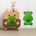 Cute Frog Standing Potty Training Urinal for Boys - Toilet with Funny Aiming Target - Closeup Embroidery by Nari Haat...