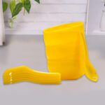 Plastic Soup Bowl & Spoon Set for Kitchen (6-Pcs) - Full Detail by Nari Haat, Indian ethnic wear, women clothing, des...