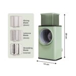 Vegetable Shredder Round Mandolin Slicer, Grater,  Salad Maker for Vegetable, Fruit - Sleeve Design by Nari Haat, Ind...