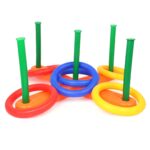 13 Pc Ring Toss Game widely used by children’s and kids for playing - Back View by Nari Haat, Indian ethnic wear, w...