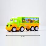 Small Green and yellow Toy Truck. - Fabric Detail by Nari Haat, Indian ethnic wear, women clothing, designer suit