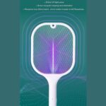 Rechargeable Mosquito Killer Racket with UV Light & USB Charging Base - Fabric Detail by Nari Haat, Indian ethnic wea...