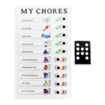 Portable Chores Note Board – Home Management Planning Memo Board (20×12 cm) - Sleeve Design by Nari Haat, Indian e...