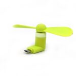 Mini USB Fan – Instant Cooling Handy Fan for Anytime Use (Micro Port) - Sleeve Design by Nari Haat, Indian ethnic w...