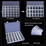 36 Grids Clear Plastic Organizer Box with Dividers Jewellery Storage  Box 1 Pc - Full Detail by Nari Haat, Indian eth...